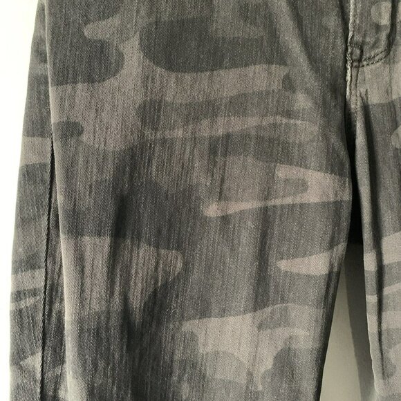 Social Standard By Sanctuary Womens Black Camouflage Ankle Skinny Jeans Size 6 - Picture 2 of 6